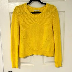 Bright Yellow Sandro Sweater (Size 2/Medium)